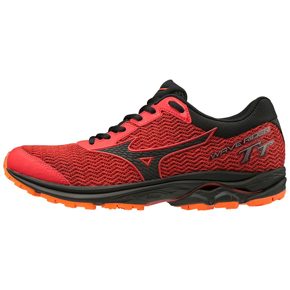 Panske Trail Bežecká Obuv Mizuno WAVE RIDER TT Červené/Čierne/Oranžové Vypredaj DCLJ98721